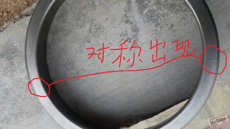 套圈都是在端面上对称出现